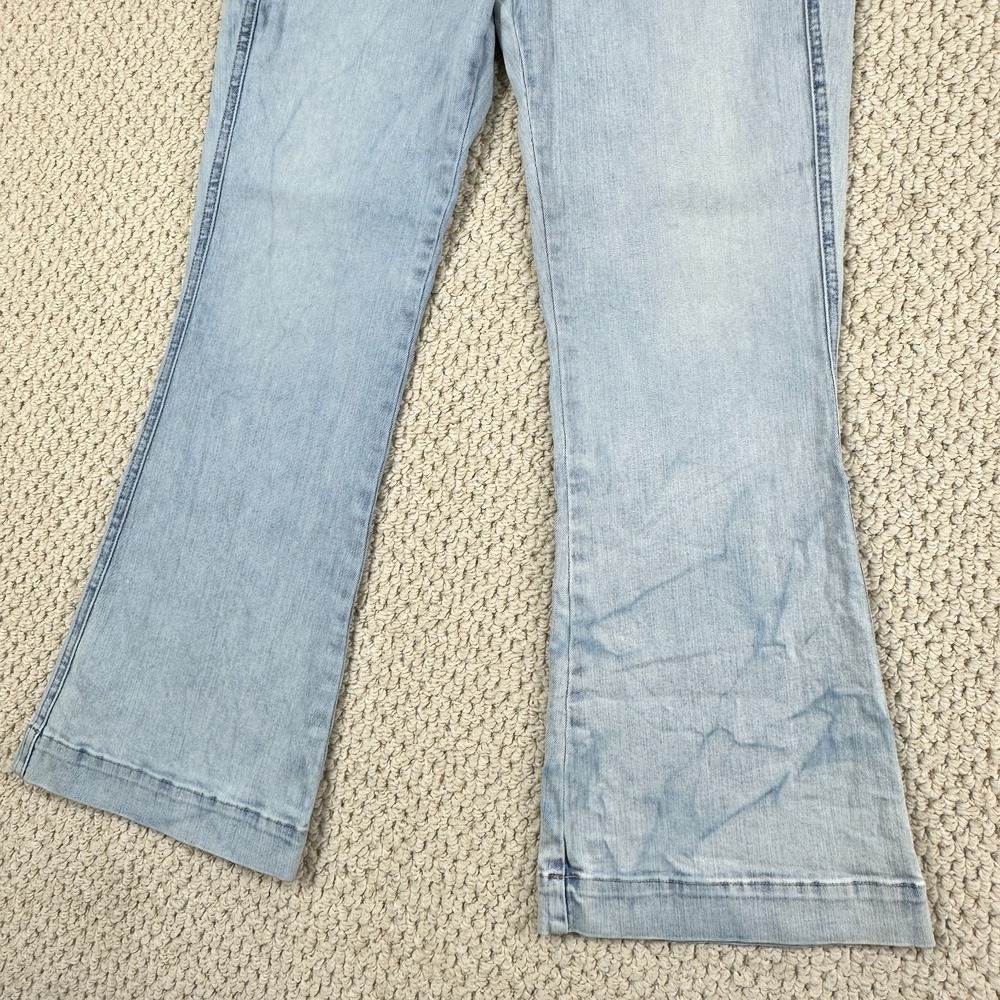 Veronica Beard Carson Ankle Flare Jeans Womens 31/12 Light Blue Wash High Rise - Picture 13 of 15